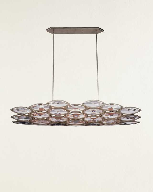 Petaline 60" 6-Light Horizontal Chandelier